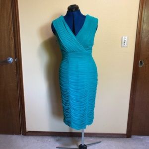 Incredible Tadashi Shoji Teal Dress